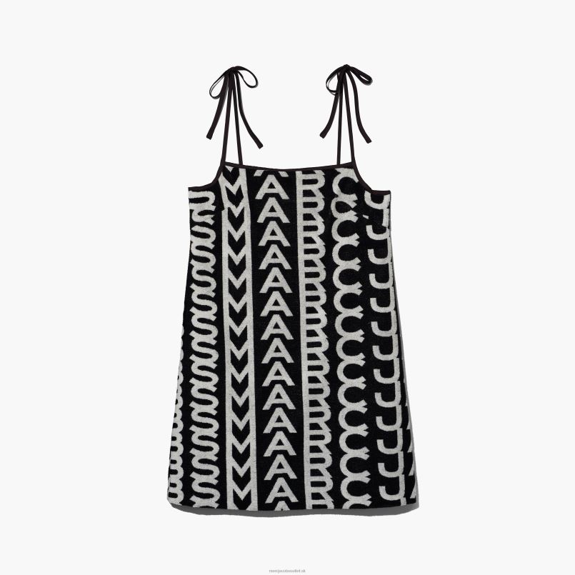 Marc Jacobs VBN8X523 froté zásterové šaty s monogramom