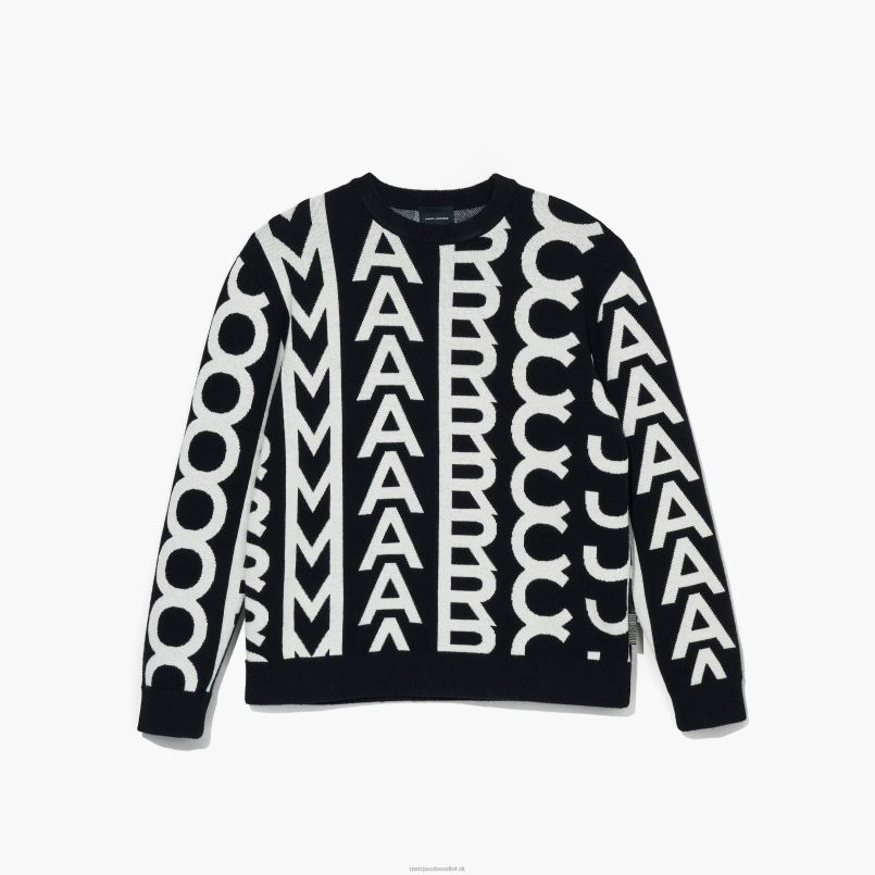 Marc Jacobs VBN8X511 monogram nadrozmernej posádky krku