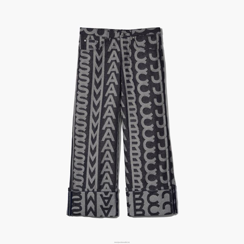 Marc Jacobs VBN8X507 nadrozmerné džínsy s monogramom