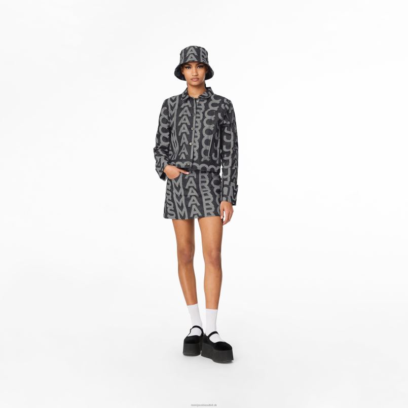 Marc Jacobs VBN8X509 džínsová minisukňa s monogramom