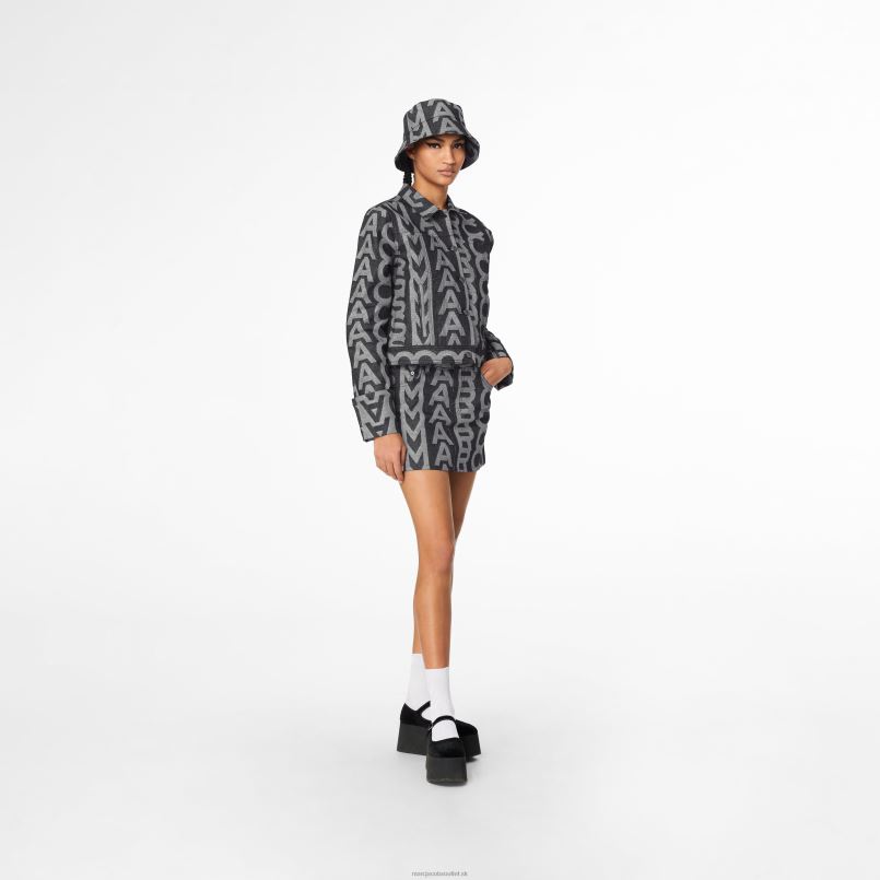 Marc Jacobs VBN8X509 džínsová minisukňa s monogramom