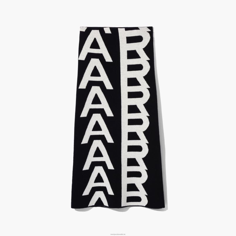 Marc Jacobs VBN8X520 monogramová pletená rúrková sukňa