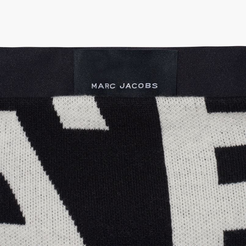 Marc Jacobs VBN8X520 monogramová pletená rúrková sukňa