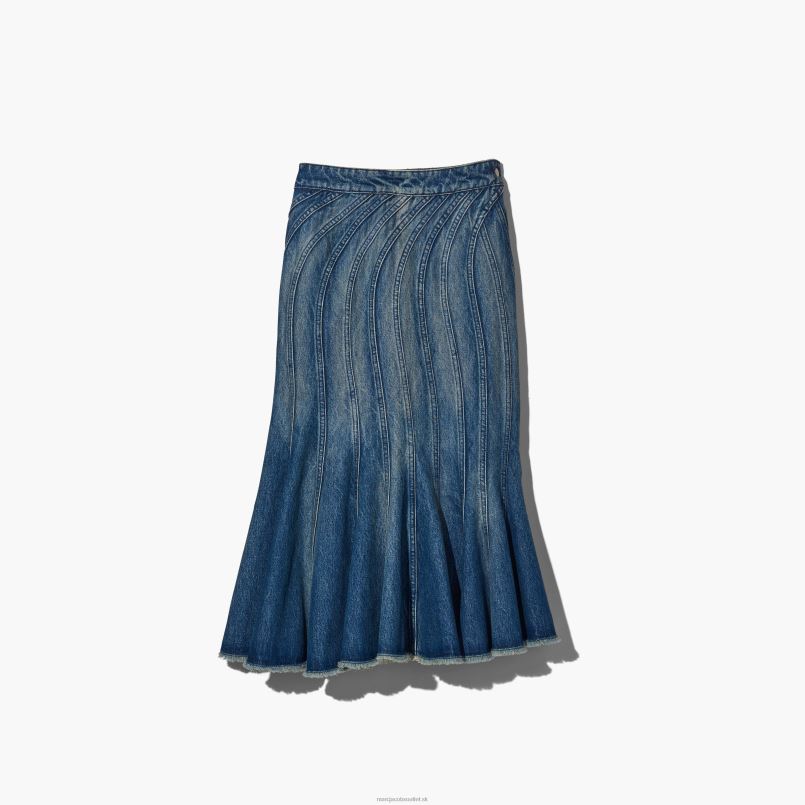 Marc Jacobs VBN8X537 vlnená džínsová sukňa