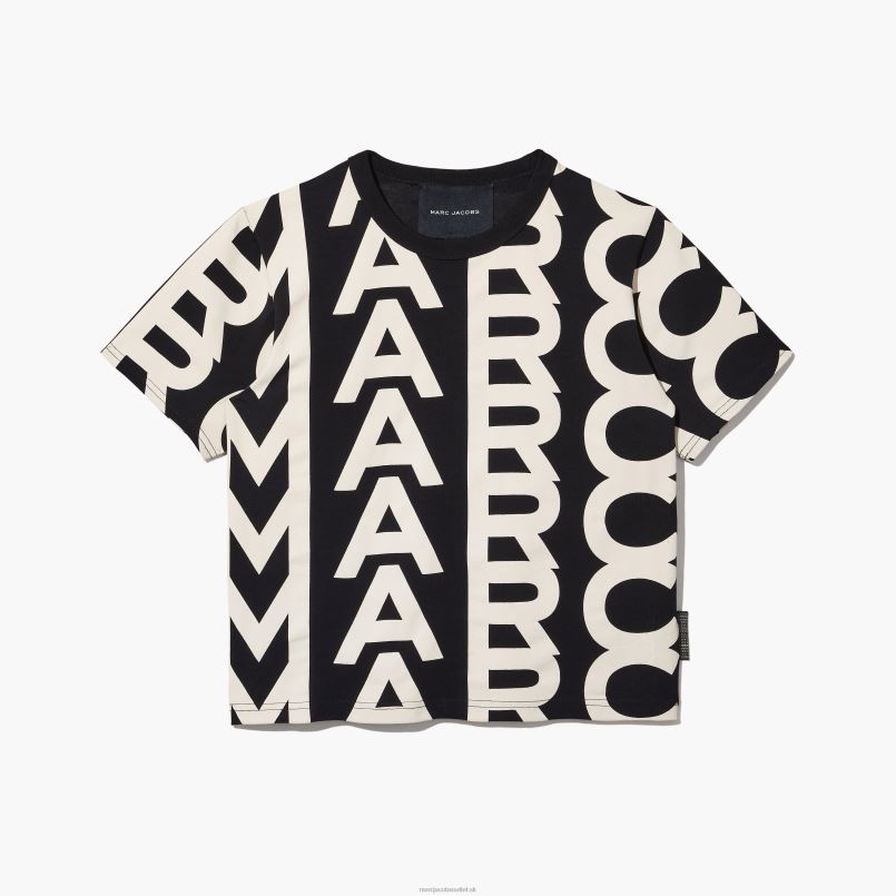 Marc Jacobs VBN8X518 detské tričko s monogramom