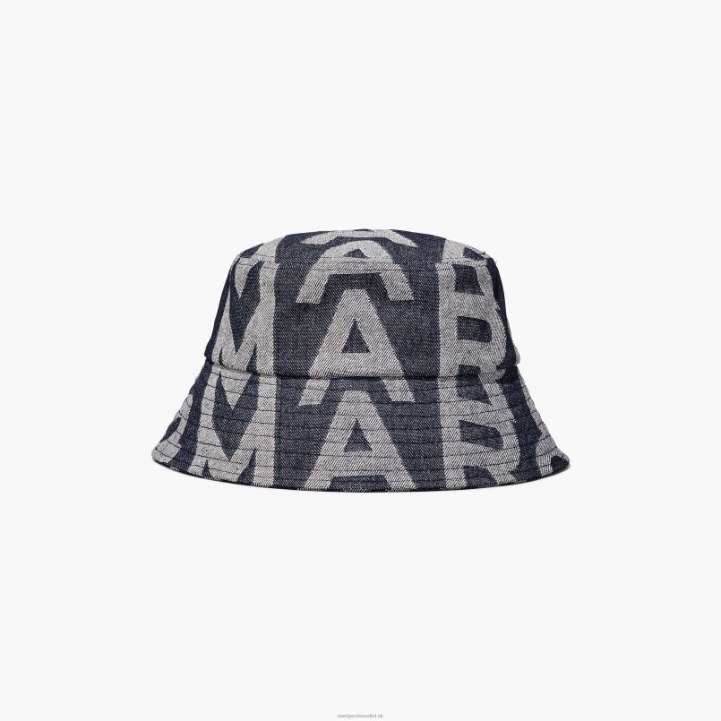 Marc Jacobs VBN8X393 džínsový klobúk s monogramom