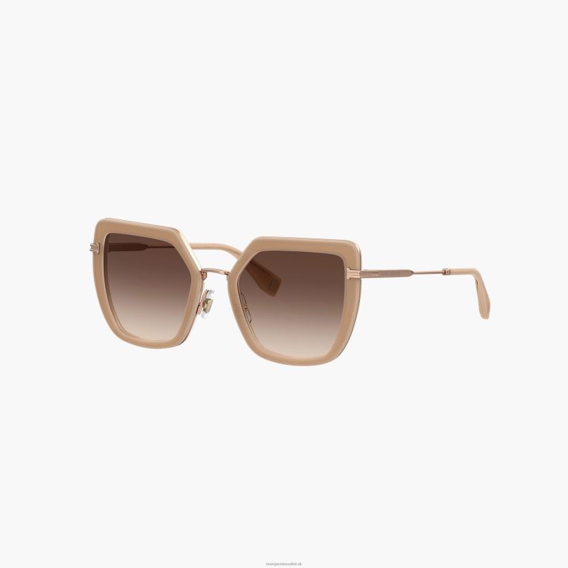 Marc Jacobs VBN8X380 ikona nadrozmerných motýľových slnečných okuliarov