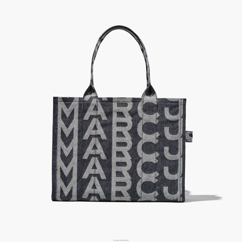 Marc Jacobs VBN8X90 veľká kabelka z denimu s monogramom