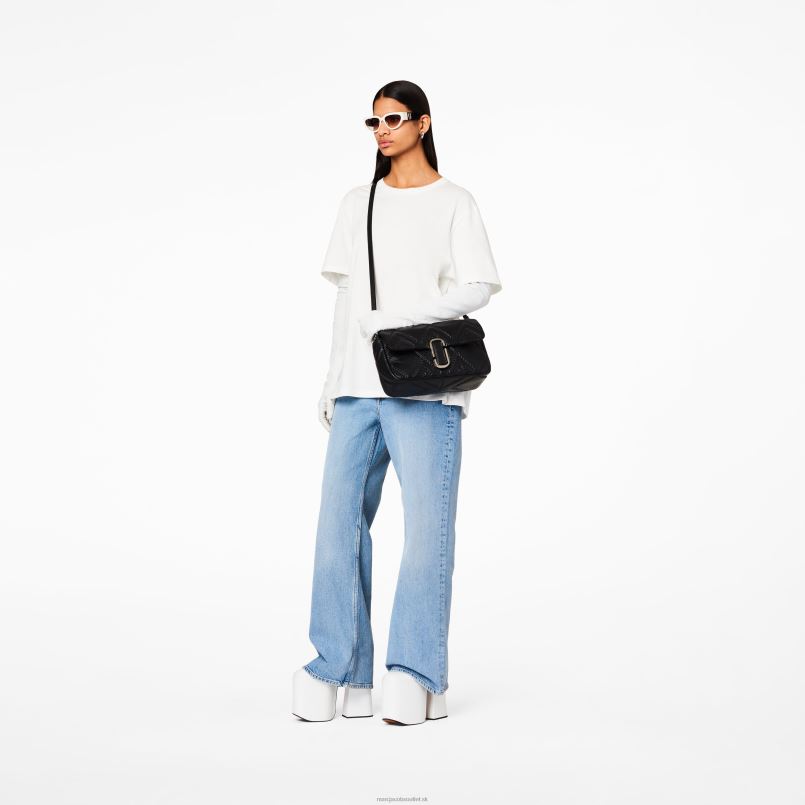 Marc Jacobs VBN8X213 prešívaná kožená veľká taška cez rameno
