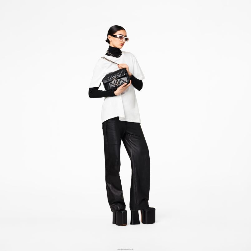 Marc Jacobs VBN8X214 prešívaná kožená taška cez rameno