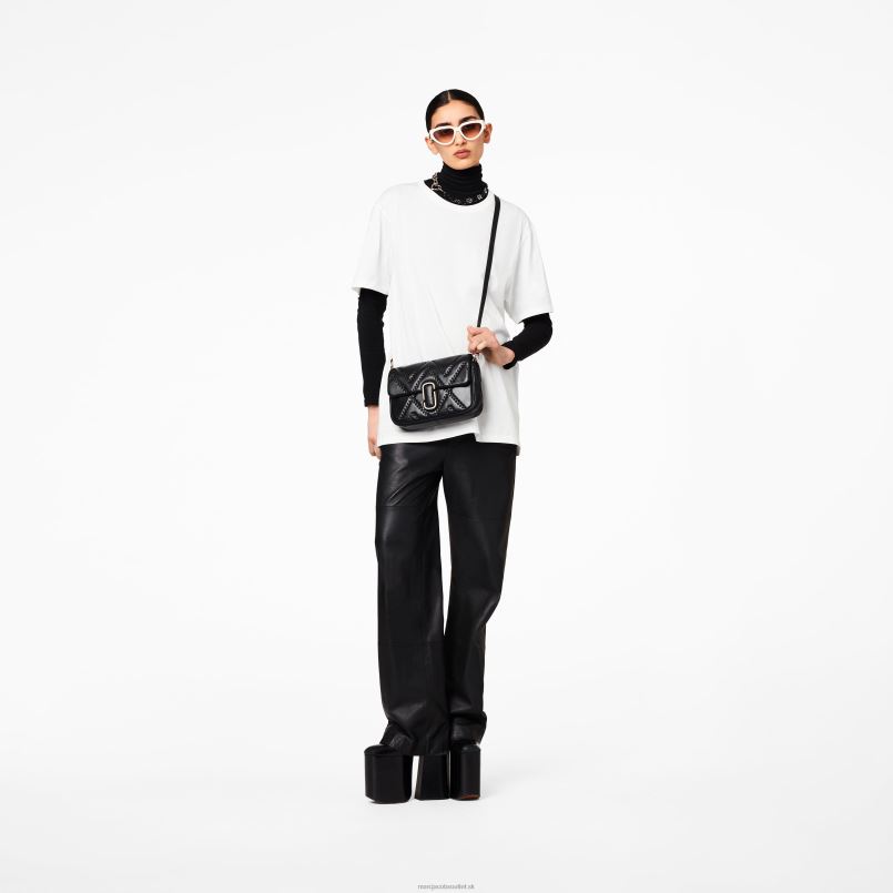 Marc Jacobs VBN8X214 prešívaná kožená taška cez rameno